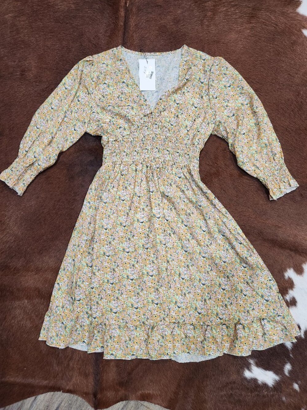Accity Yellow Dress Medium